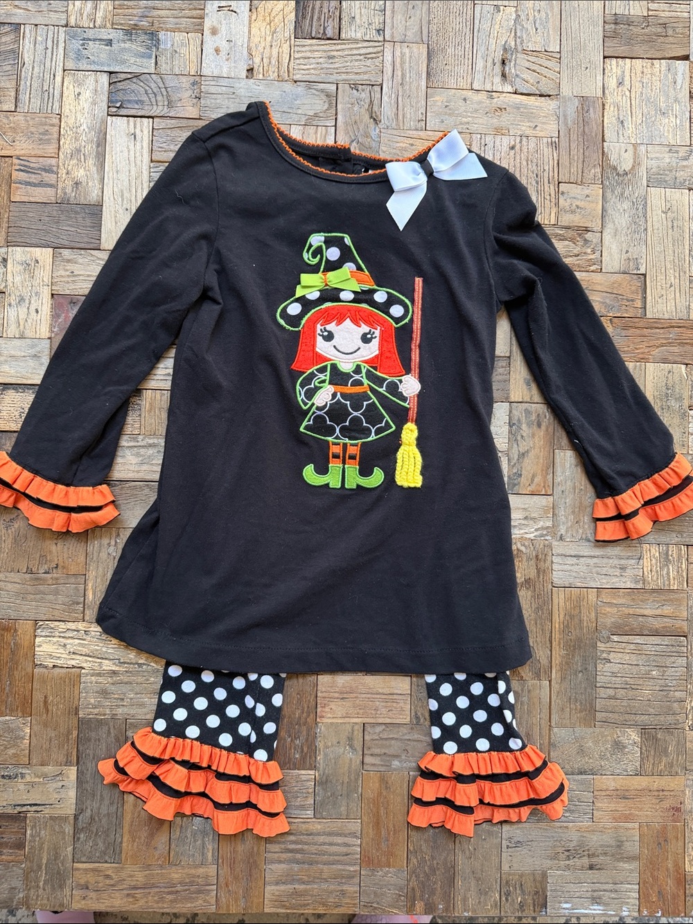 Rare Editions Toddler Halloween Tunic & Legging Set Size 4T